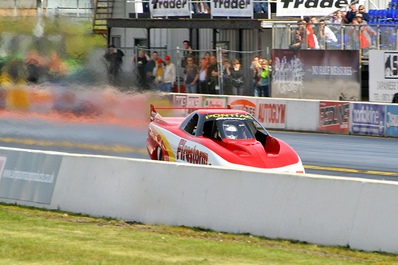 195mph at the end of the 1/4 mile